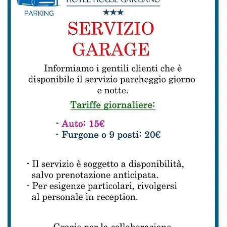 מלון House Gargano 3*